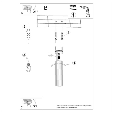 Lampa Sufitowa Oprawa Natynkowa Tuba Spot 1x GU10 Biała Karbon Deep Space SL.1531 Sollux