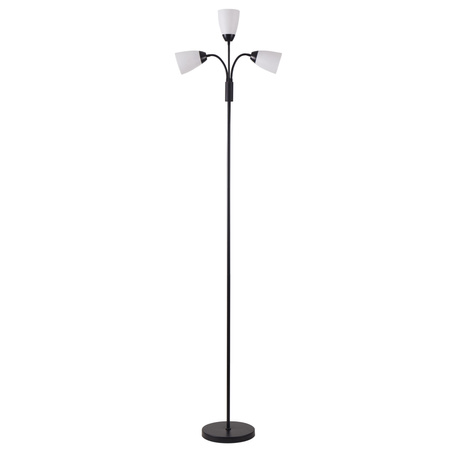 Lampa Podłogowa Oprawa Stojąca 3x E27 Czarna Tulip Sanico Goldlux