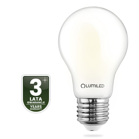 6x Żarówka LED E27 A60 11W = 100W 1521lm 4000K Neutralna 360° FILAMENT LUMILED