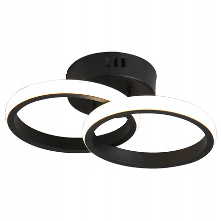 Lampa Sufitowa Żyrandol LED 13W NEBULA LYRA Czarny