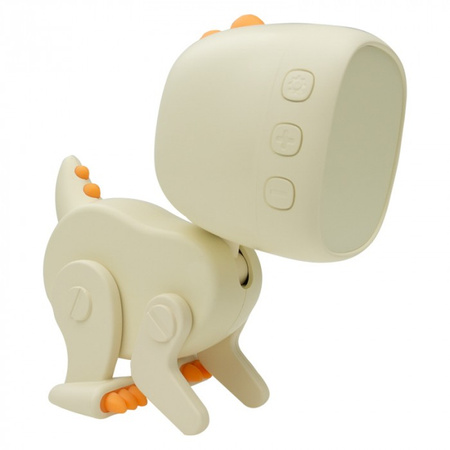 Zegar Elektroniczny dla Dzieci BUDZIK Biały Akumulatorowy 1200mAh ROBO MARY'S