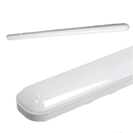 Oprawa Liniowa Hermetyczna LED 36W 4320lm 6000K Zimna IP65 Szara Negro Kobi