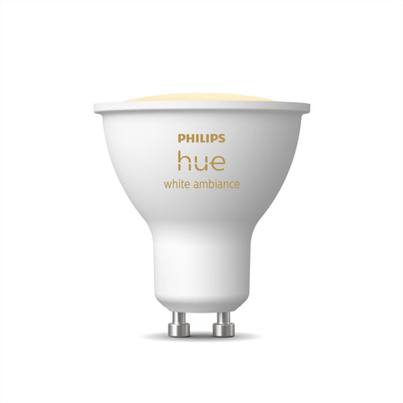 Żarówka LED GU10 Reflektor 4.2W = 50W 400lm 2200-6500K CCT SMART Inteligentna Bluetooth ZigBee White Ambiance Philips HUE