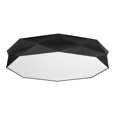 Lampa Sufitowa Plafon Oprawa KANTOOR Okrągła Czarno-Biała 86cm 6xE27 15W 4227 TK Lighting