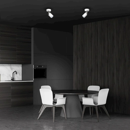 Kinkiet JOKER BIAŁY 1xGU10 lampa ścienna sufitowa reflektor MILAGRO Metal