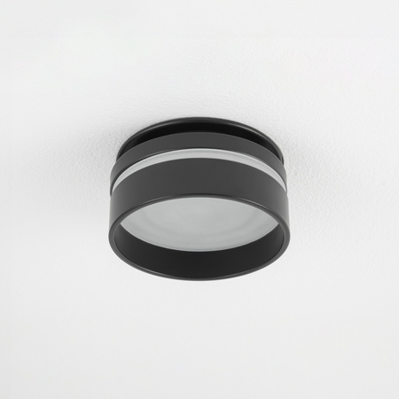 Oprawa Podtynkowa Sufitowa GU10 Czarna MLJET 10493 Nowodvorski