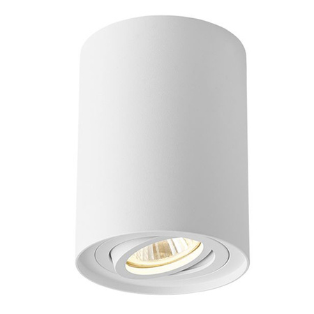 Oprawa Natynkowa HALOGENOWA SPOT Lampa Sufitowa 1x GU10 Ruchoma Biała Videx