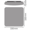 Panel LED Oprawa Lampa Sufitowa 24W 2000lm 3000K Ciepła Natynkowa Biały 33x33cm Surface Ledvance