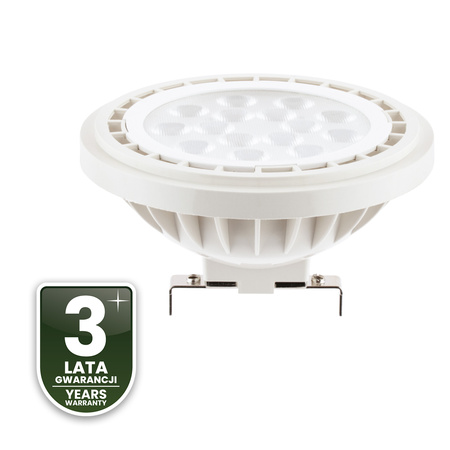Żarówka LED G53 Reflektor AR111 10W = 75W 1055lm 3000K Ciepła 38° 12V LUMILED
