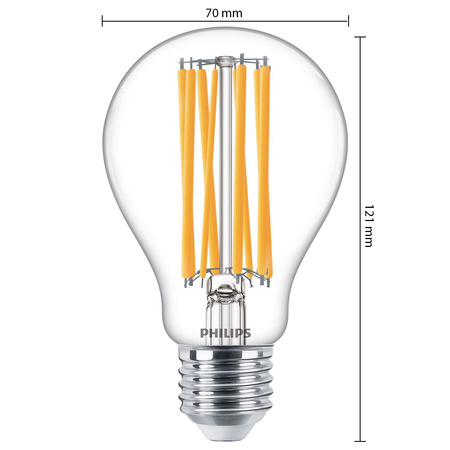 Żarówka LED E27 A67 17W = 150W 2452lm 2700K Ciepła Filament PHILIPS