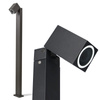 Lampa ogrodowa LED QUAZAR 15S GU10 IP44 KOBI Czarna