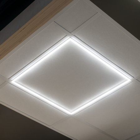 Ramka Oświetleniowa Lampa LED 60x60 32W 3900lm CCT 110° Podtynkowa Biała AVAR KANLUX