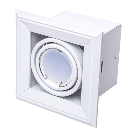 Oprawa Podtynkowa Halogenowa BLOCCO Biała 1xGU10 LED Milagro