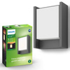 Kinkiet Ogrodowy Lampa Elewacyjna Zewnętrzna LED 6W 600lm 2700K IP44 Antracyt Arbour Philips