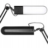 Lampka Biurkowa Kreślarska LED 7W 480lm 4500K 120° Czarna z Uchwytem
