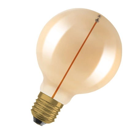Żarówka LED Dekoracyjna G95 Kula E27 2.2W = 12W 120lm 2700K Ciepła 320° Filament Vintage 1906 Osram