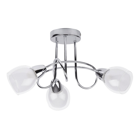 Lampa Sufitowa Żyrandol 3x E14 Chrom Klasyczny Dave Rabalux
