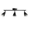 Lampa Sufitowa Reflektor Natynkowy 3x GU10 Czarna Cleft Philips