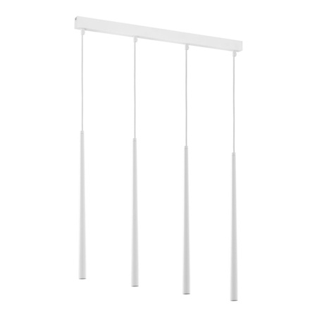 Lampa Sufitowa Wisząca PIANO WHITE Listwa Sople Biała Nowoczesna 4xG9 6426 TK Lighting