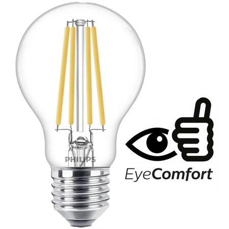 Żarówka LED E27 A60 10.5W = 100W 1521lm 4000K Neutralna Filament PHILIPS 