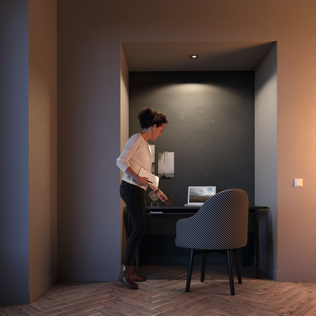 Oprawa Podtynkowa Wpuszczana Spot Lampa Punktowa GU10 Chrom Donegal Philips