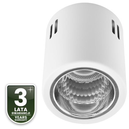 Oprawa Sufitowa Natynkowa Stała Okrągła APUS 10 Spot TUBA Biała E27
