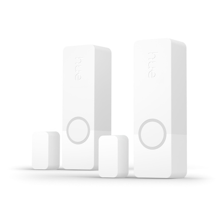 Inteligentny Czujnik Kontaktu do Okien i Drzwi Biały Bateryjny SMART Zigbee Contact Sensor Secure Philips HUE 2 szt.