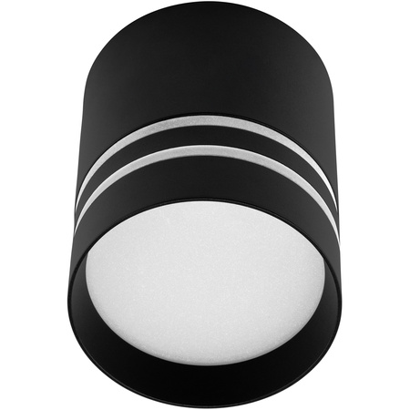 Oprawa Natynkowa HALOGENOWA Spot Tuba ARISA GU10 LUMILED Okrągła Czarna 80mm