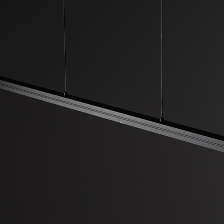Lampa Liniowa Sufitowa Wisząca LED 40W 2200lm 3000K Ciepła Czarna BAR LED L 10365 Nowodvorski