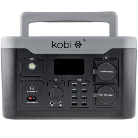 Bank Magazyn Energii Powerbox Przenośna Mobilna Stacja Zasilania 1800W Premium KOBI