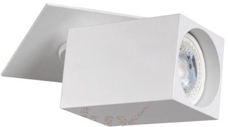 Oprawa sufitowa punktowa ruchoma biała SPOT CHIRO GU10 kwadratowa Kanlux