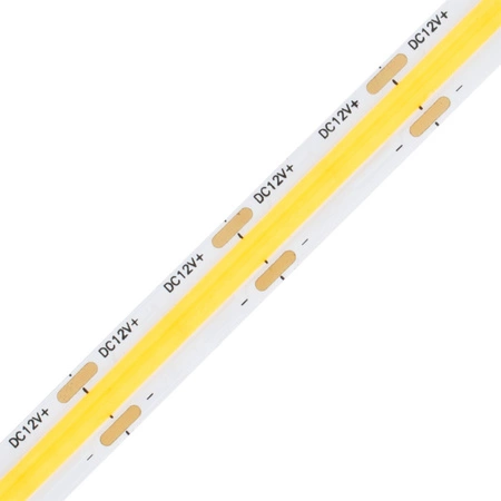 Taśma LED Pasek COB 12V 250W 9600LED NEON 3000K Ciepła 8mm 25m