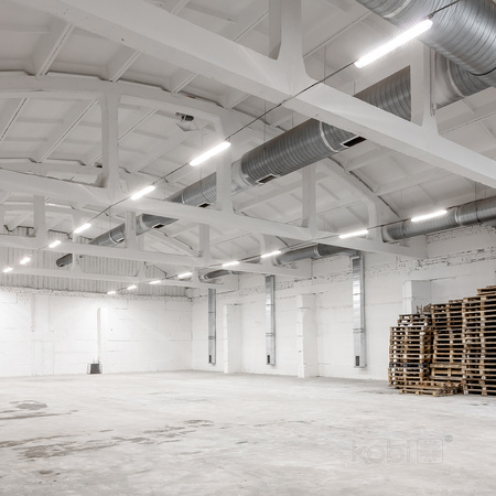 Oprawa Lampa Hermetyczna LED Świetlówkowa G13 IP65 Szara Hermetic Kobi