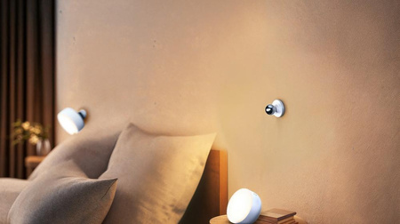 Lampka Biurkowa Stołowa Regulowana 1.8W 140lm 3000K Ciepła 114° Akumulatorowe Biała Ściemnialna Decor Helper Gadet Osram