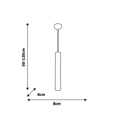 Lampa wisząca JOKER BIAŁY/DREWNO 1x GU10 MILAGRO Metal styl nowoczesny