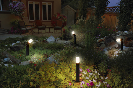 Lampa Ogrodowa Zewnętrzna LED Reflektor Wbijany Solarny 1W 40lm 3000K IP44 Czarny Endura Ledvance