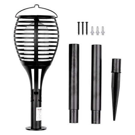 Lampa Ogrodowa LED 4-Funkcyjna Solarna 0,5W 2200K Efekt płomienia VT-719 V-TAC