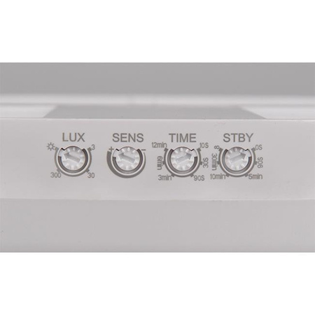 Plafon LED Lampa Sufitowa Łazienkowy Natynkowy 22W lm 4000K Neutralny 120° z Czujnikiem Ruchu Okrągły Biały IP65 Midas Masterled