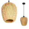 Lampa Wisząca Dekoracyjna Zwis Bambusowa E27 Boho Bern Kobi