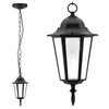 Lampa Ogrodowa Wisząca LIGURIA-LT 1xE27 92cm Czarna - GOLDLUX (Polux)