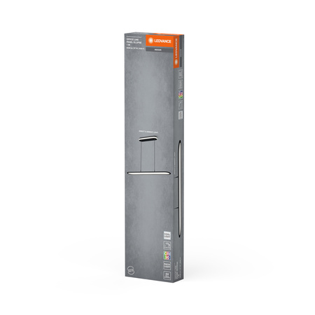 Lampa Sufitowa Wisząca Oprawa Biurowa Panel LED 57W 2700lm 4000K Neutralna Ściemnialna Czarny Office Line Ledvance