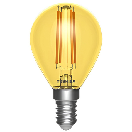 Żarówka LED E14 G45 4,5W Ciepła Filament TOSHIBA