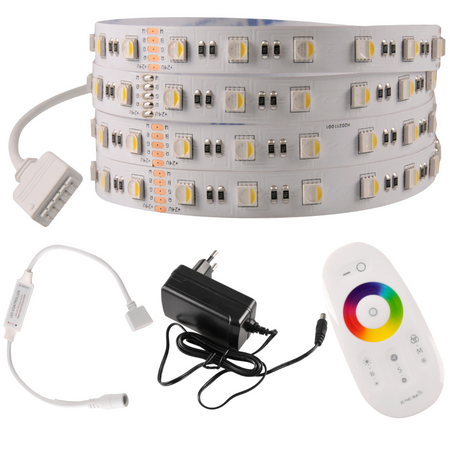 Taśma Pasek LED RGBw 34W 1500lm 120° Biała Ściemnialna Sanico Goldlux