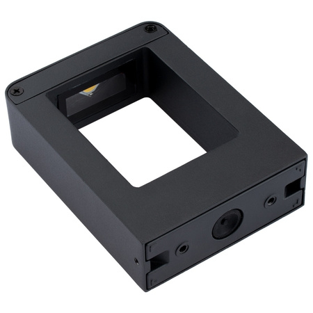 Lampa ogrodowa oprawa ELEWACYJNA KINKIET LED 6W Malta czarna