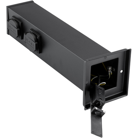 Słupek Ogrodowy Zewnętrzny Stojący 230V 40cm ONTARIO 4x Gniazdo Sieciowe