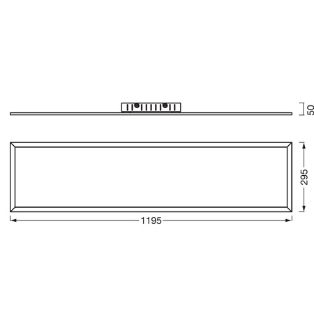 Panel LED Oprawa Natynkowa 36W 3100lm 3000K Ciepła 120° Biała Planon Plus Osram