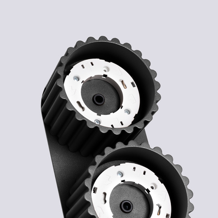 Oprawa Natynkowa 2x GX53 Aluminiowa Czarna Aura Deep Space SL.1788 Sollux