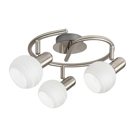 Lampa Sufitowa Punktowa Reflektor Spot 3x E14 Chrom Nowoczesny Aurel 6343 Rabalux