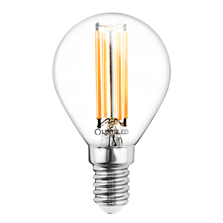 6x Żarówka LED E14 Kulka P45 4W = 40W 470lm 3000K Ciepła 360° FILAMENT LUMILED