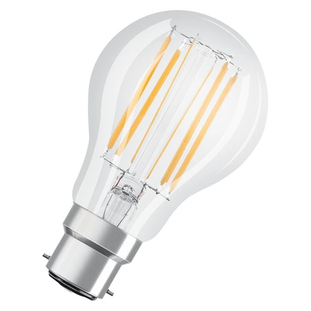 Żarówka LED A60 B22d 11W = 100W 1521lm 6500K Zimna 300° Ściemnialna Retrofit Filament CLASSIC Osram